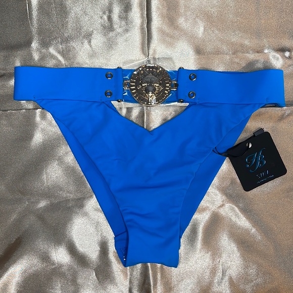 Honey Birdette Brooklyn Blue Swim Brief - Picture 3 of 3